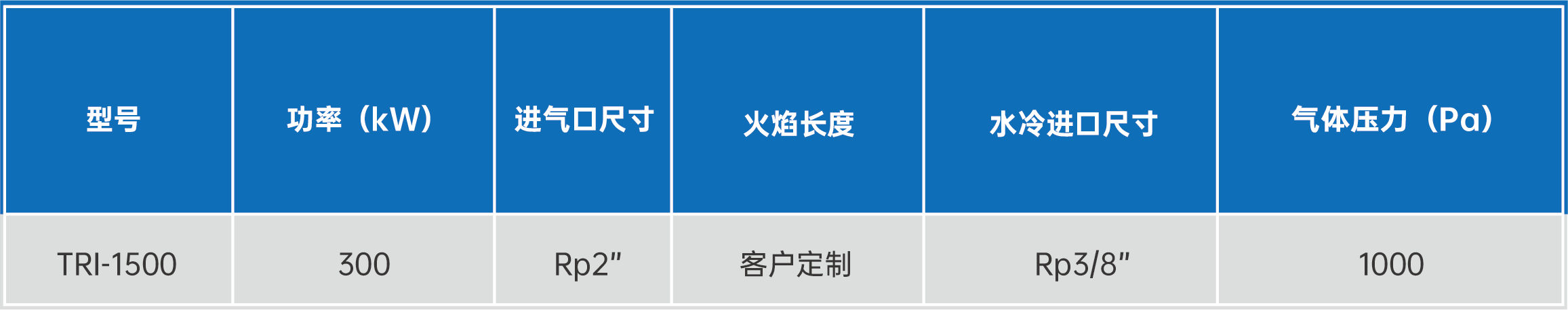 TRI線性燃燒器