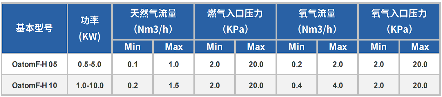 Oatomflame-H系列純氧燃燒器